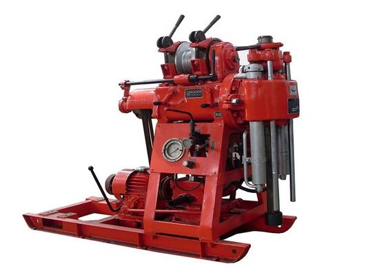 Dobra cena. Red High Speed ​​Compact Hydraulic Engineering Drilling Rig w Internecie